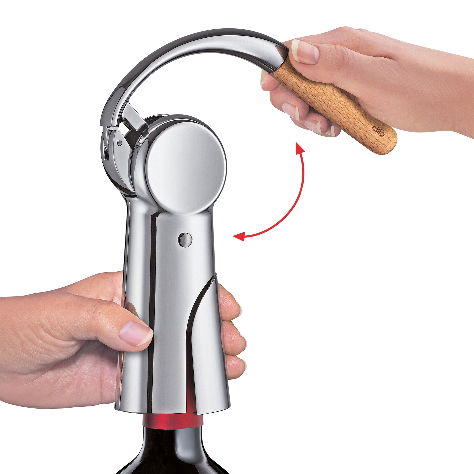 Cilio - Korkenzieher RISERVA - Silber