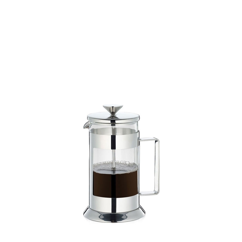 Cafetière Cilio Treviso 4 Tasses - Couleur Gris Acier, Design Italien Classique