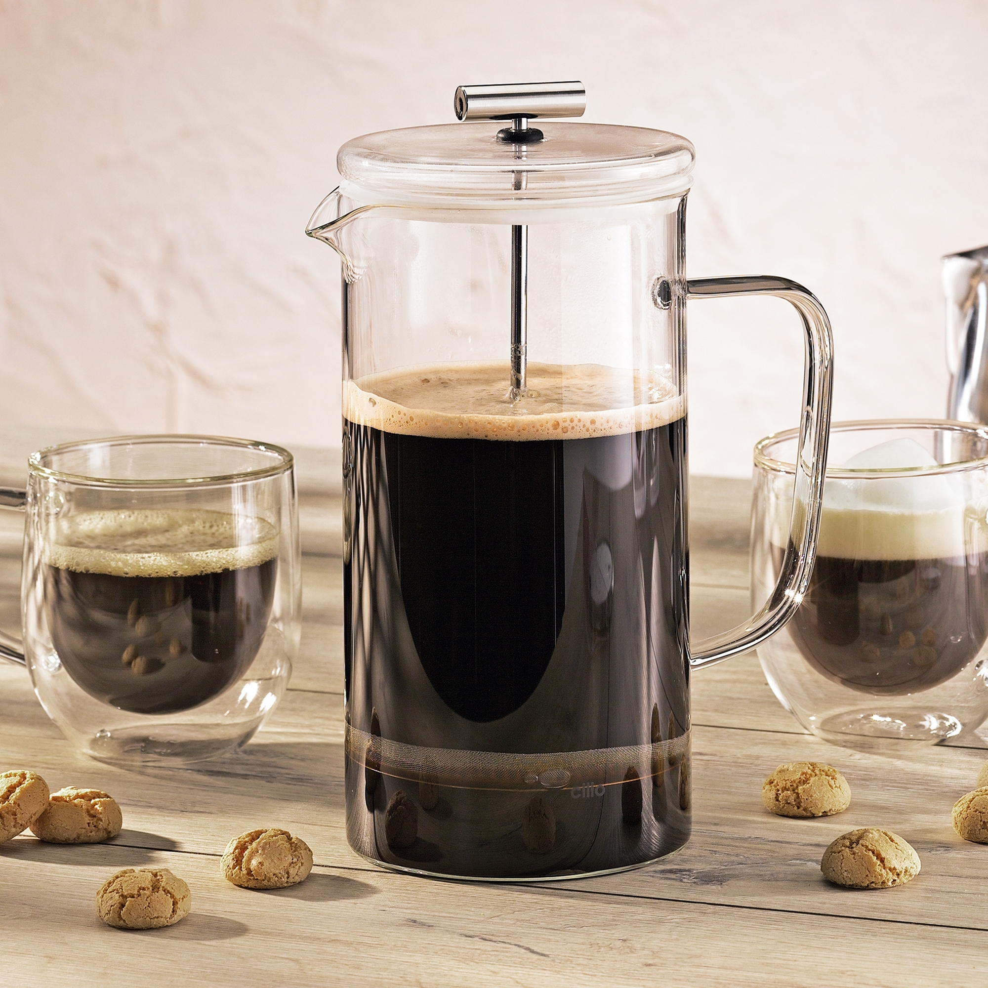 Cilio - Coffee Maker VENETO 8 Cups  - Transparent