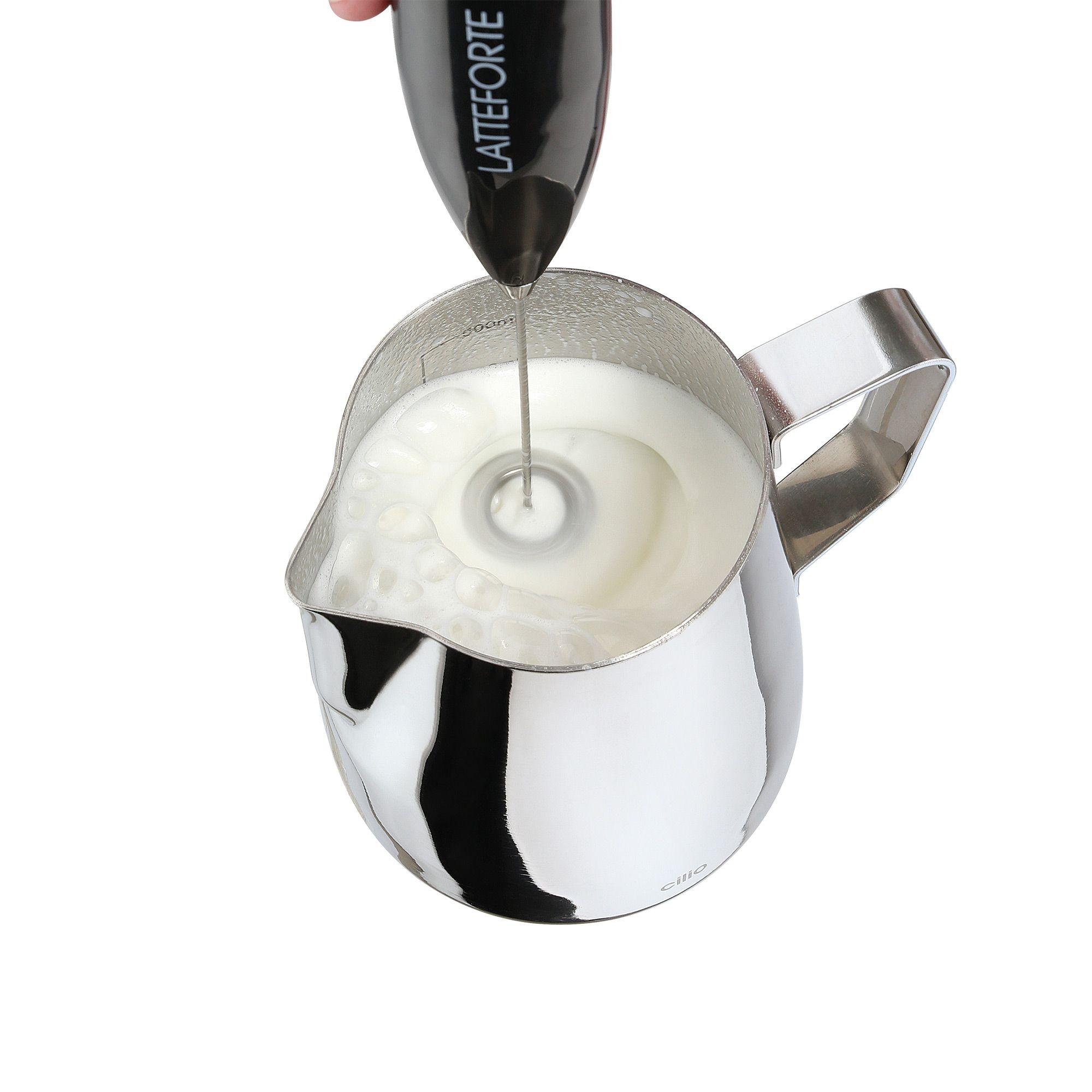 cilio - Milchaufschäumer LATTEFORTE - weiß matt