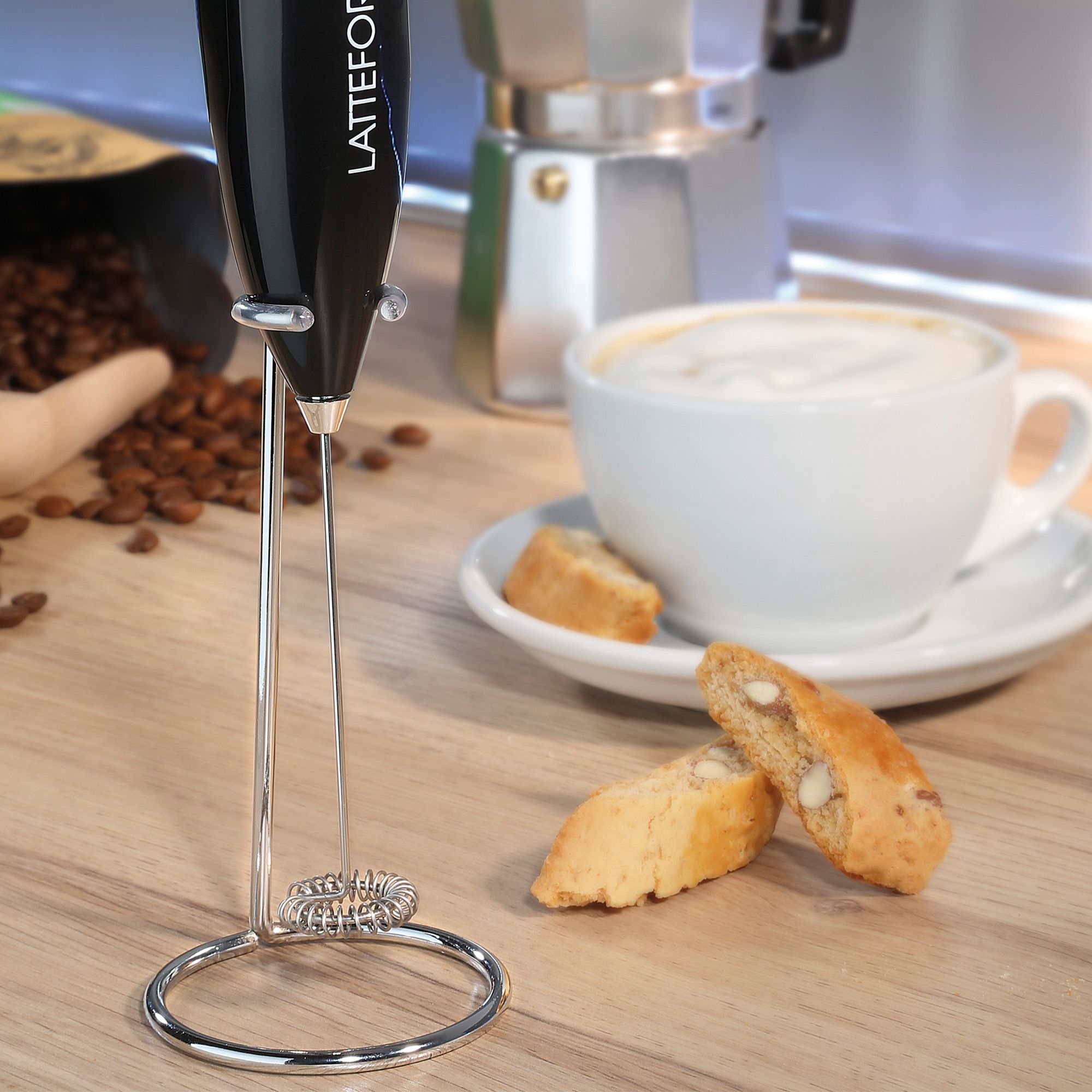 cilio - Milchaufschäumer LATTEFORTE - chrom matt