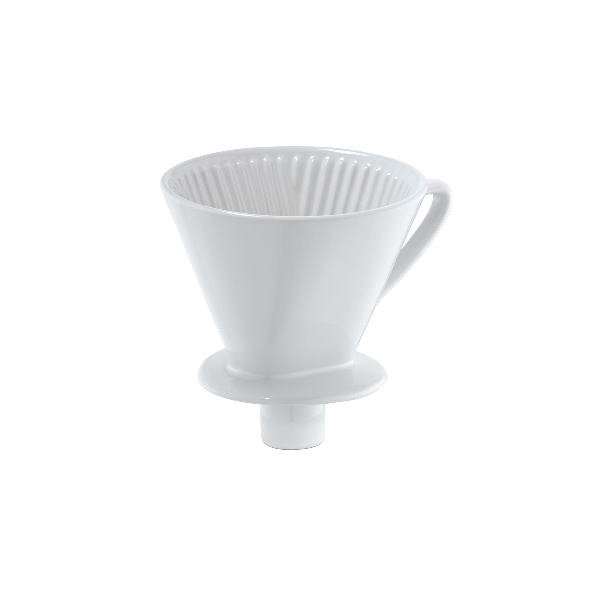 cilio - Coffee filter with spout - Size 4 - white