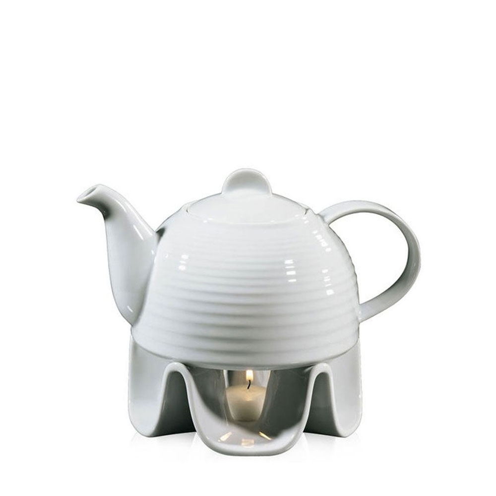 Cilio - Porcelain pot with Pot warmer