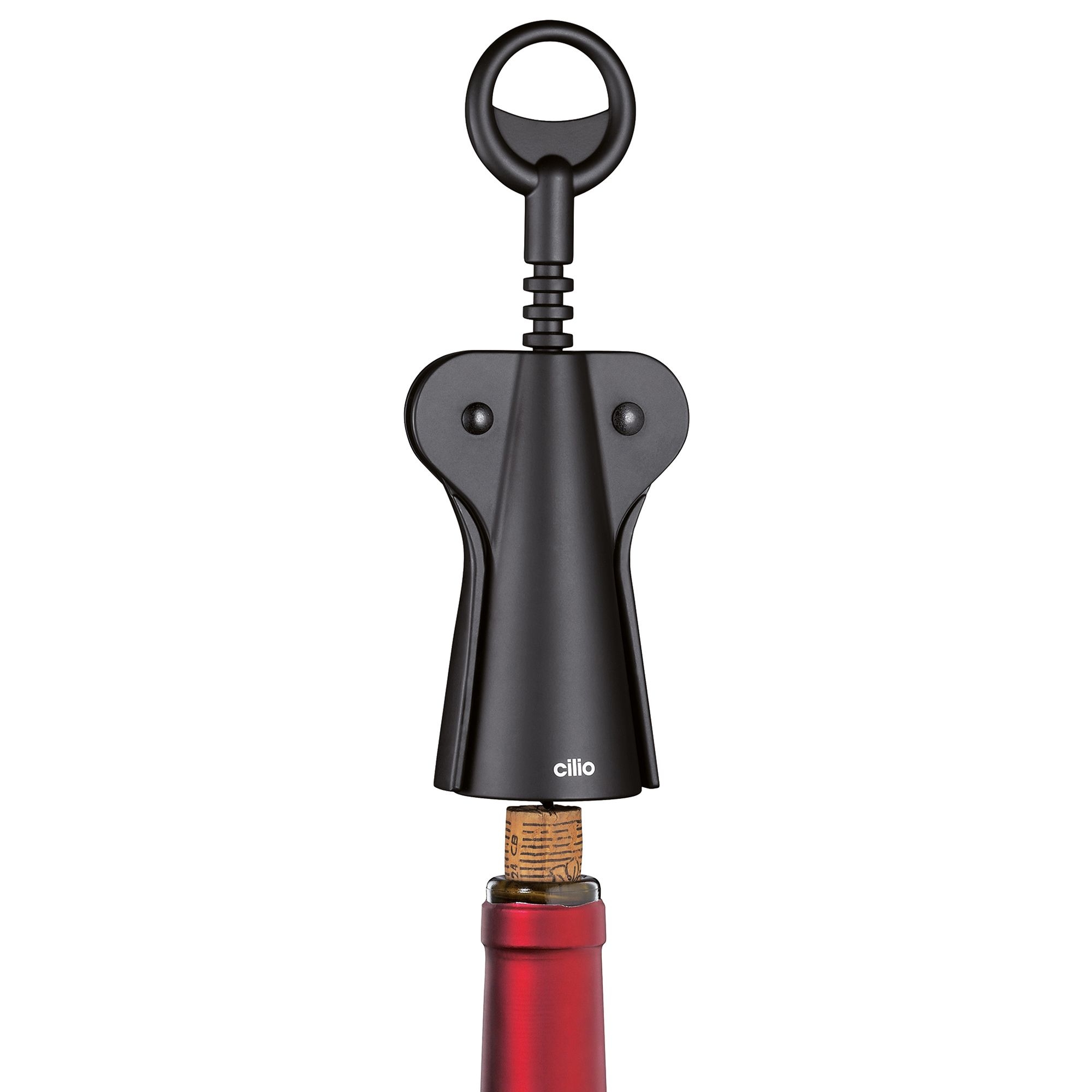 Cilio - Flügelkorkenzieher RISERVA - Schwarz