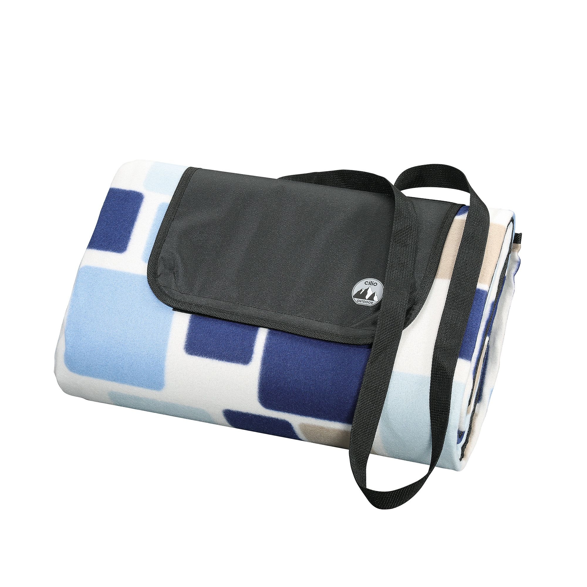 Cilio Picknickdecke "Weekend" blue 145 x130 cm