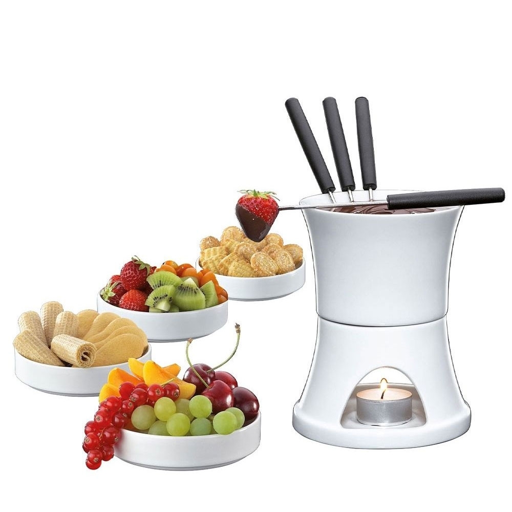cilio - Schokoladen - Fondue -Set 10-teilig cilio - Schokoladen - Fondue -Set 10-teilig