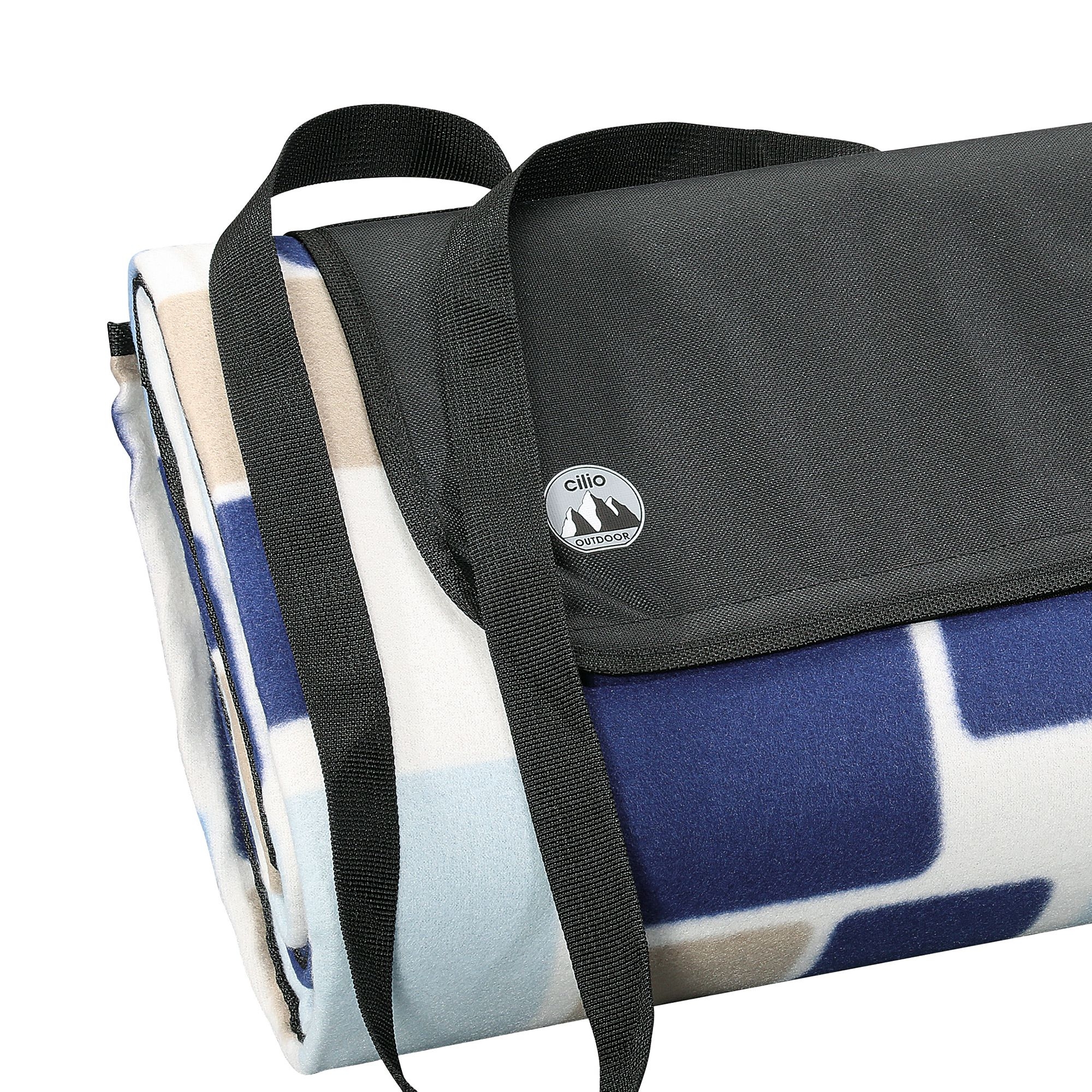 Cilio Picknickdecke "Weekend" blue 145 x130 cm
