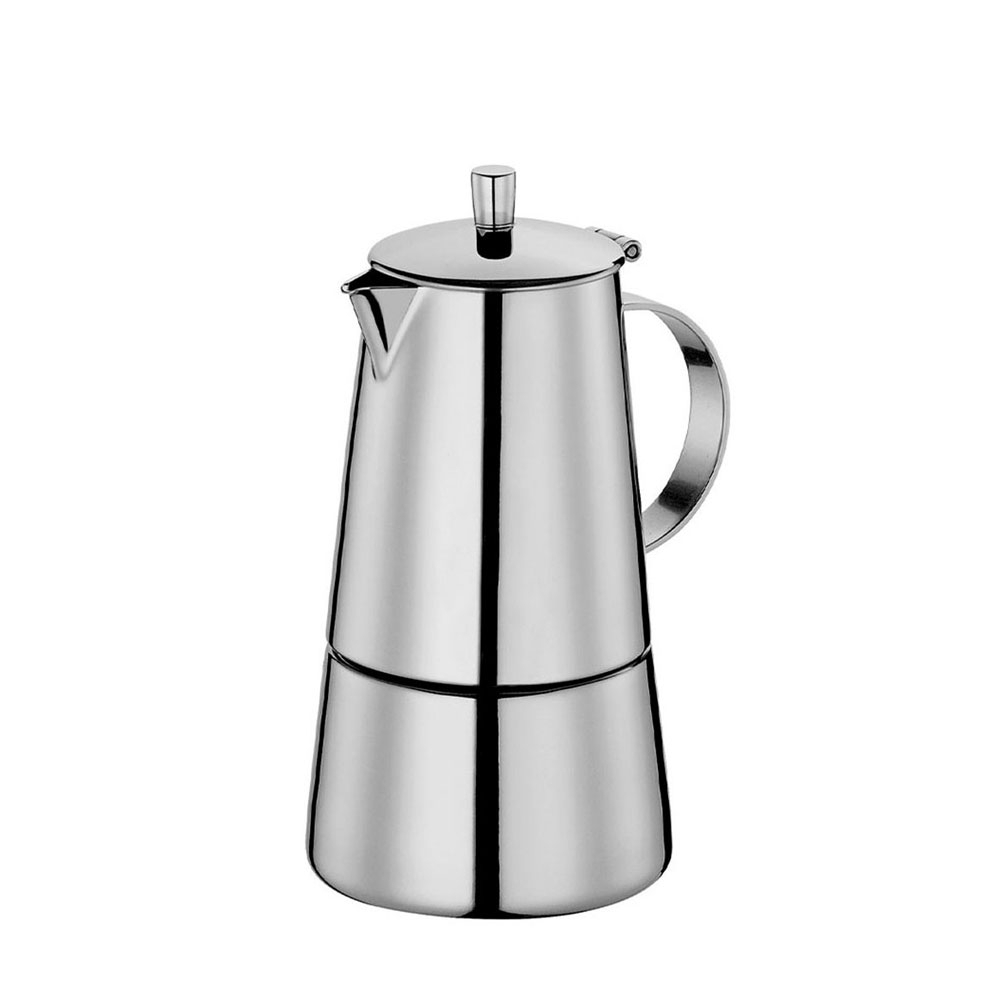 Cuisinox Roma Satin Stainless Steel Stovetop Moka Espresso Maker