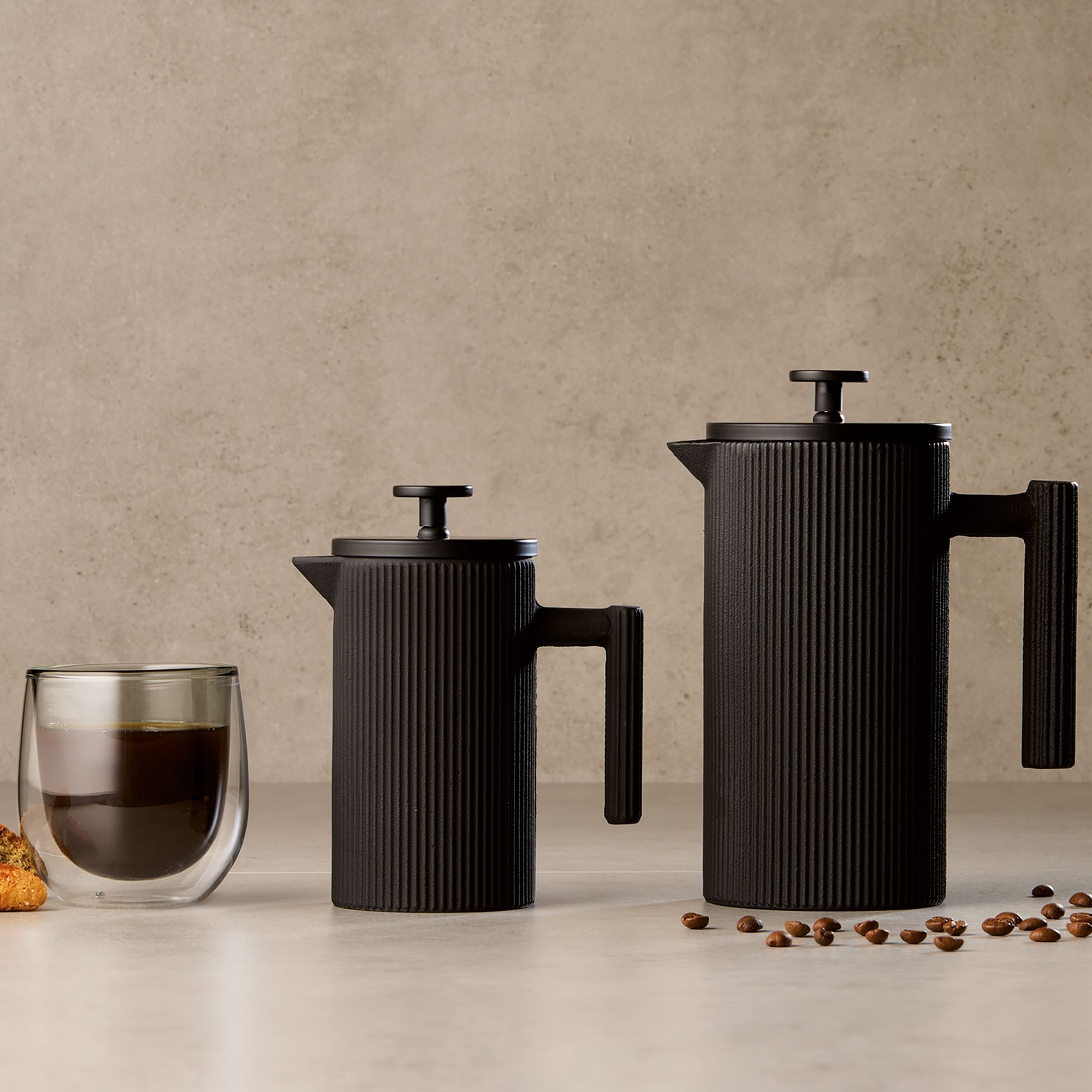 Cilio - Kaffeebereiter - MATERA - schwarz - 3 Tassen