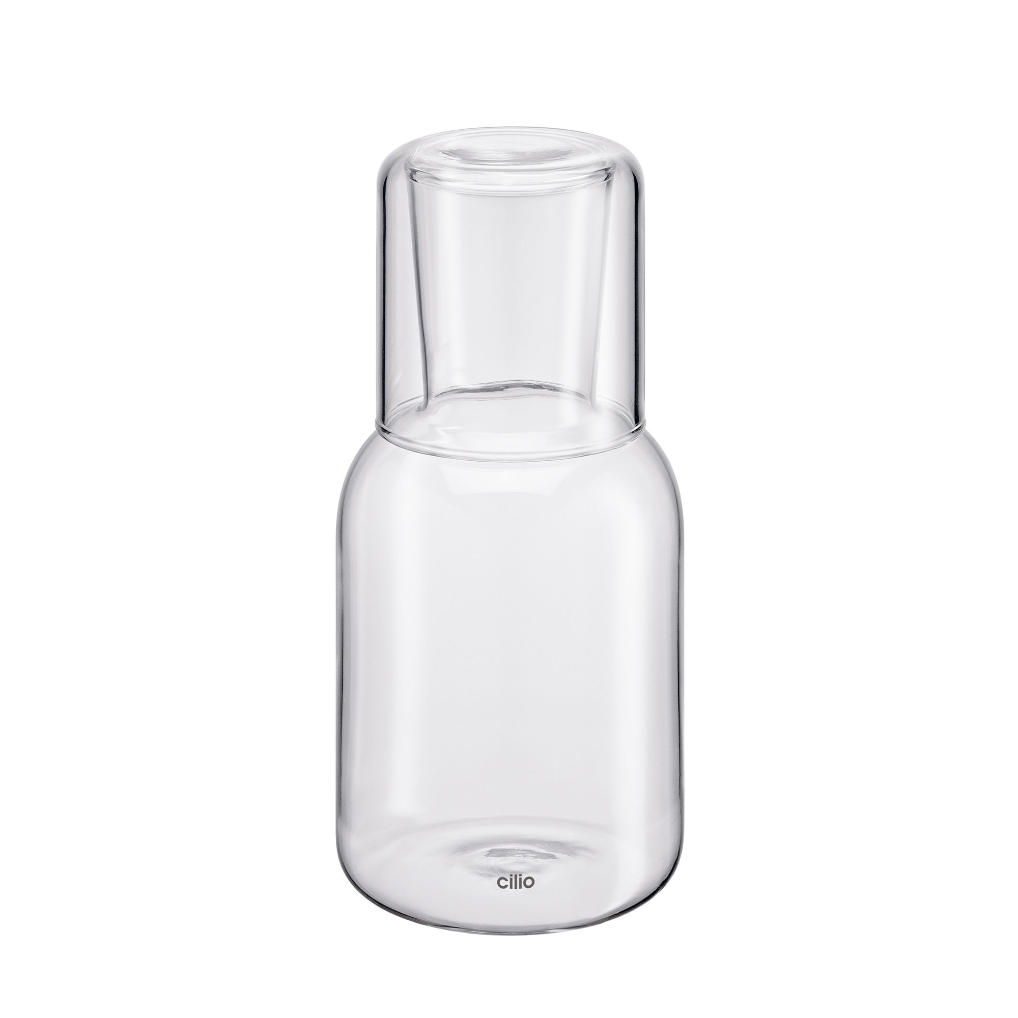 Cilio - Water Carafe with Drinking Glass LORENZO - Transparent