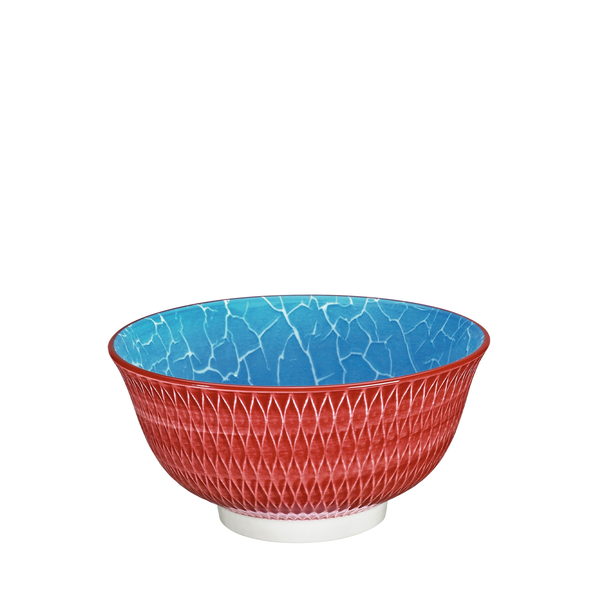 Cilio - Bowl AMICI - Rhombuses red 15,5 cm