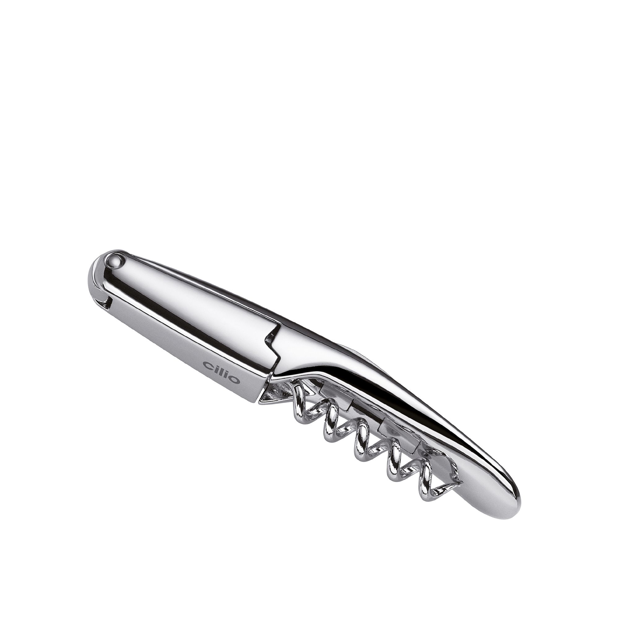 cilio RISERVA chrome waiter’s corkscrew with foil cutter