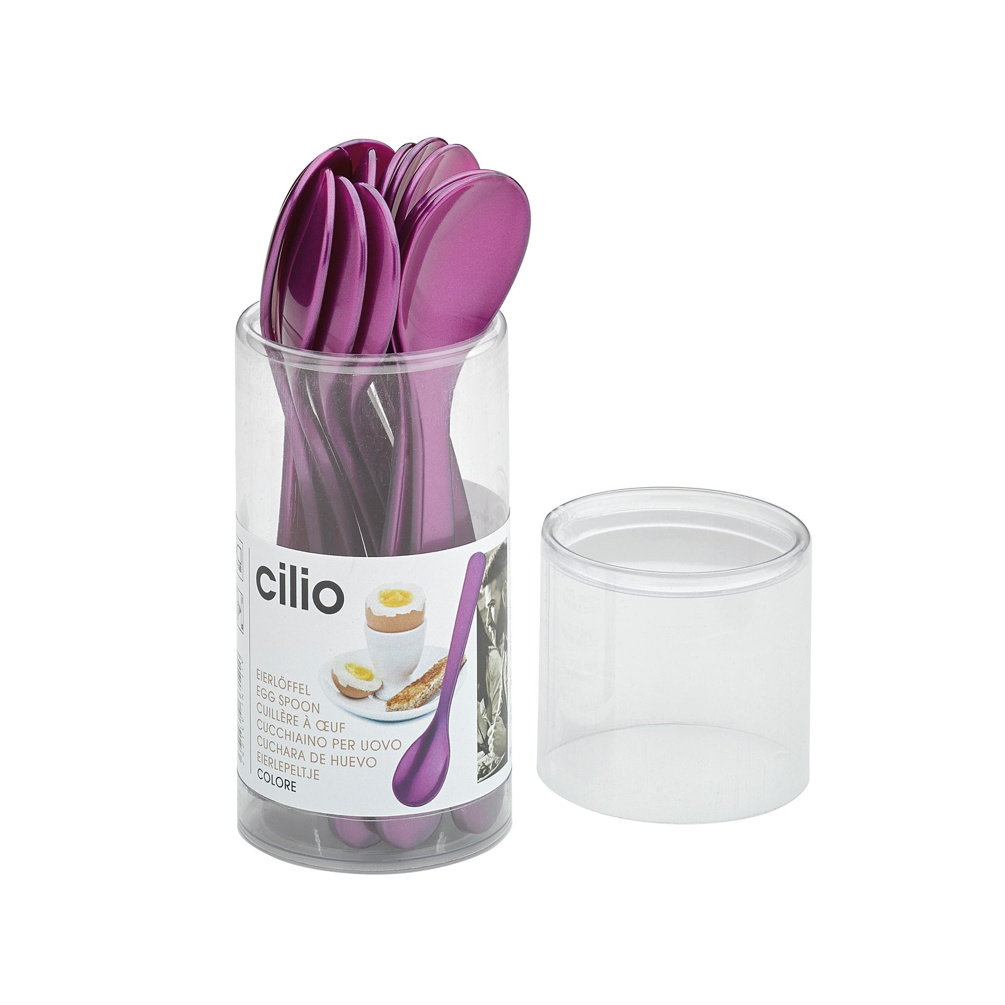 Cilio - Eierlöffel COLORE - violett