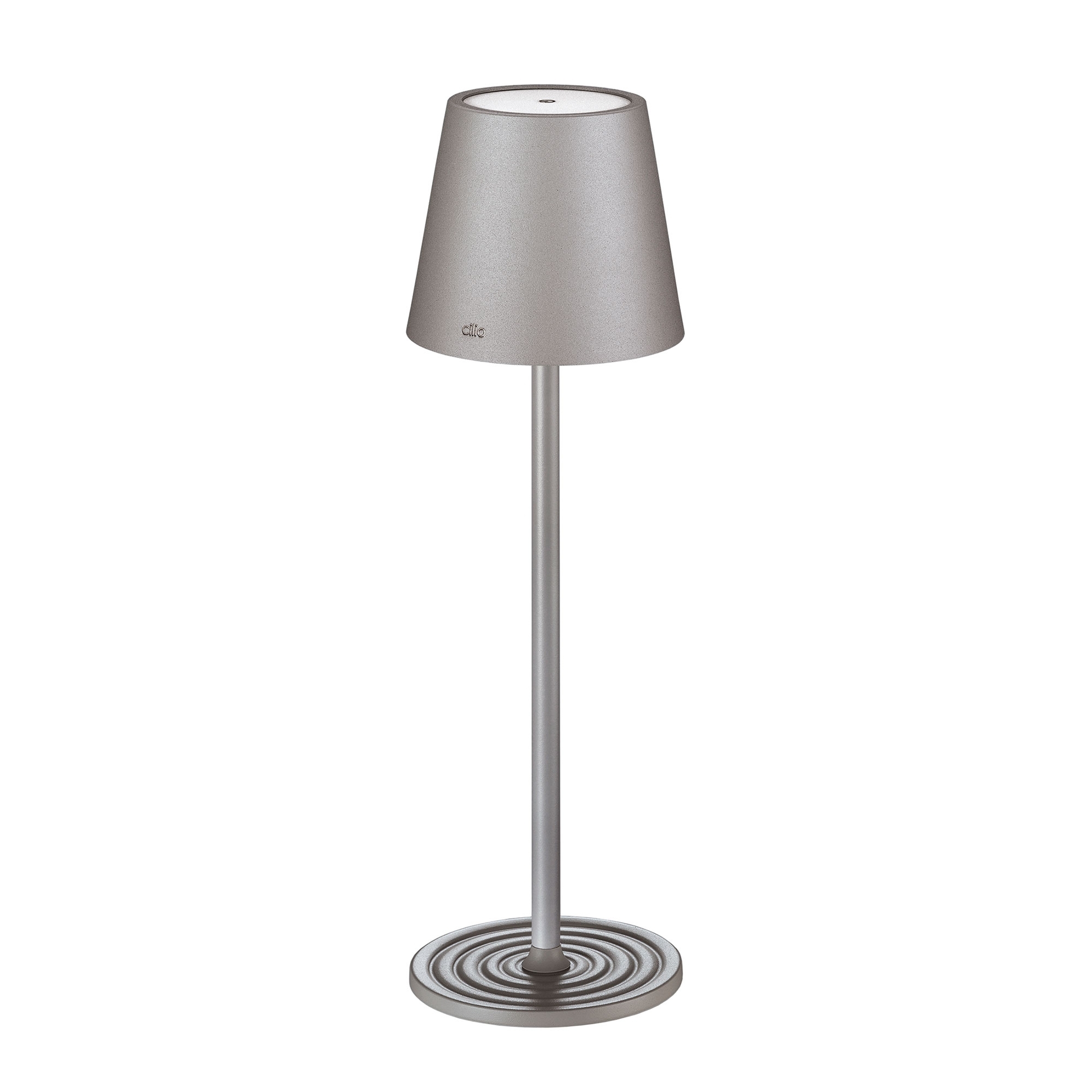 cilio - LED-Tischlampe SOLE - grau