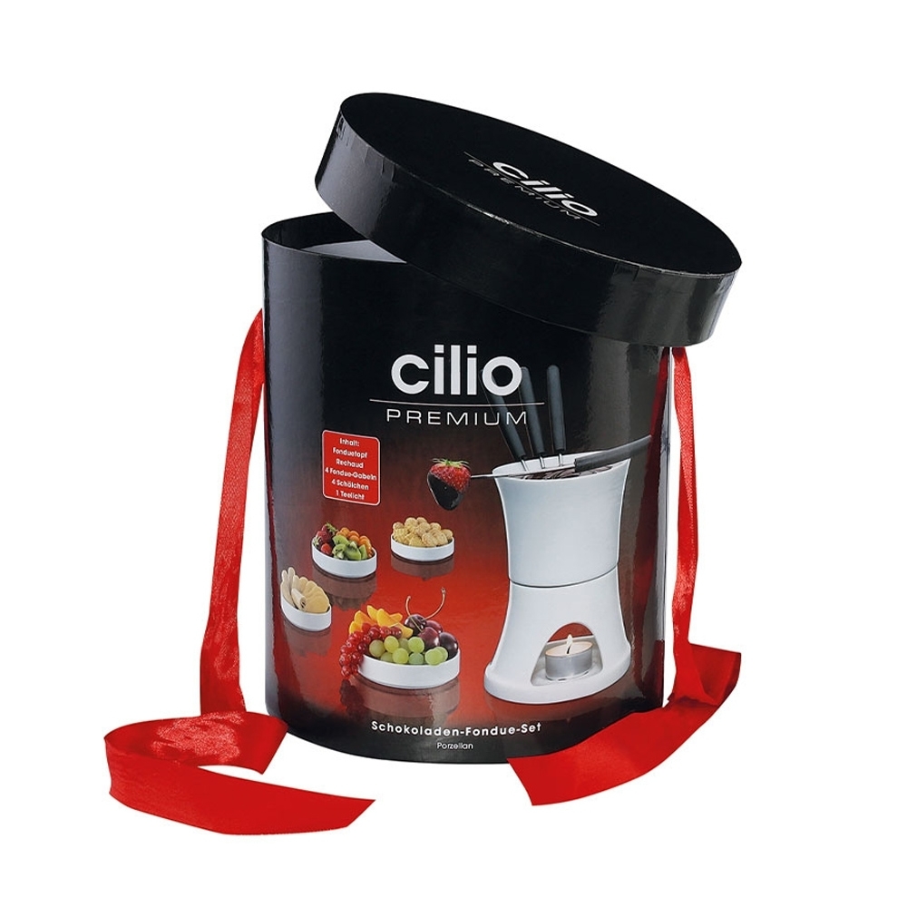 cilio - Schokoladen - Fondue -Set 10-teilig cilio - Schokoladen - Fondue -Set 10-teilig