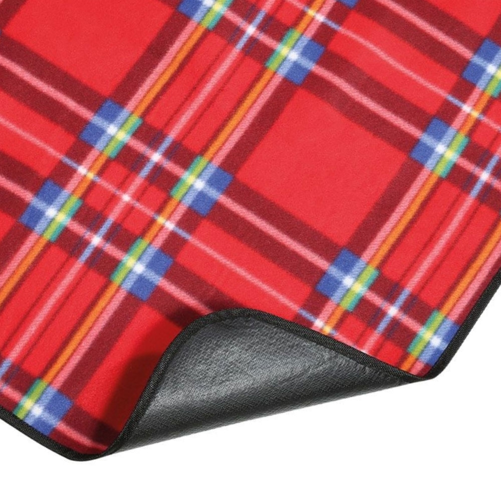 Cilio Picknickdecke "Weekend" rot 145 x130 cm