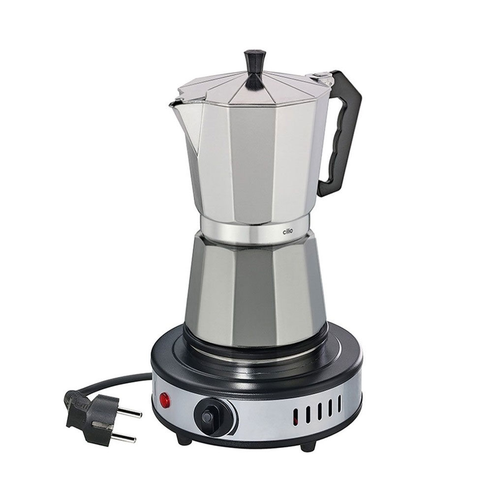 Montalatte Cilio Deluxe Creamer In Acciaio Inox – 3 Tazze, Adatto A Induzione