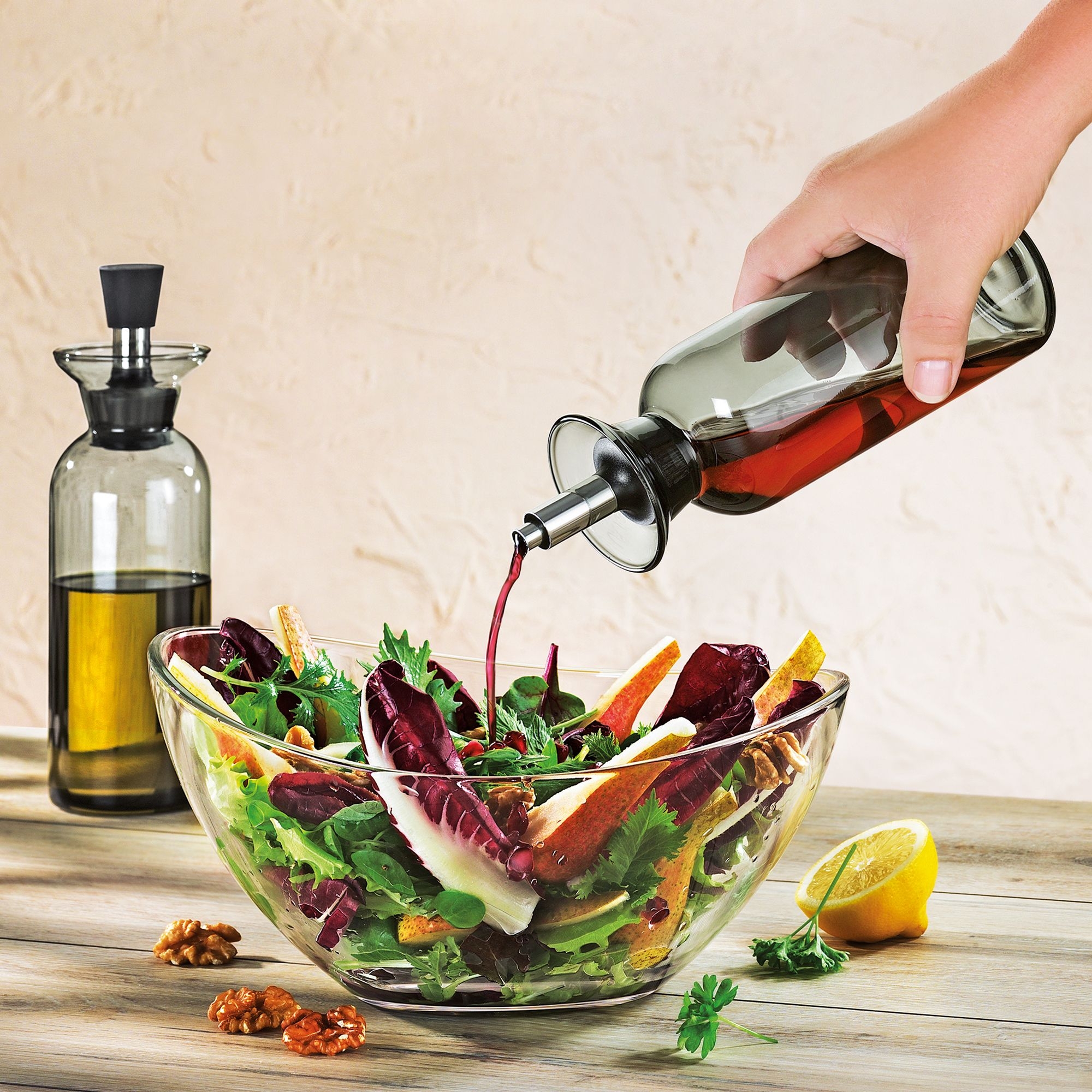 Cilio - Essig- und Ölflasche LIGURIA - Grau