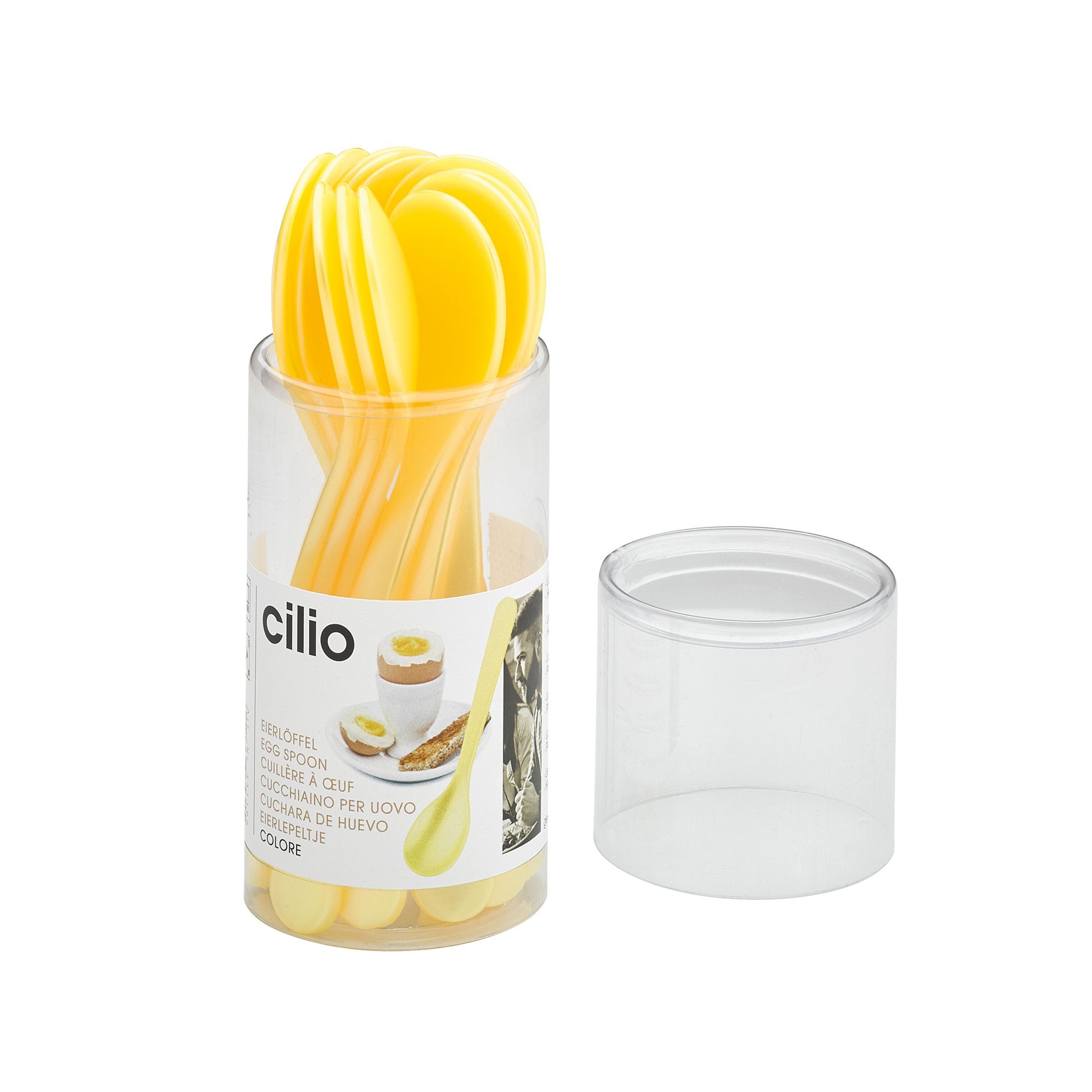 Cilio - Egg spoon COLORE - yellow