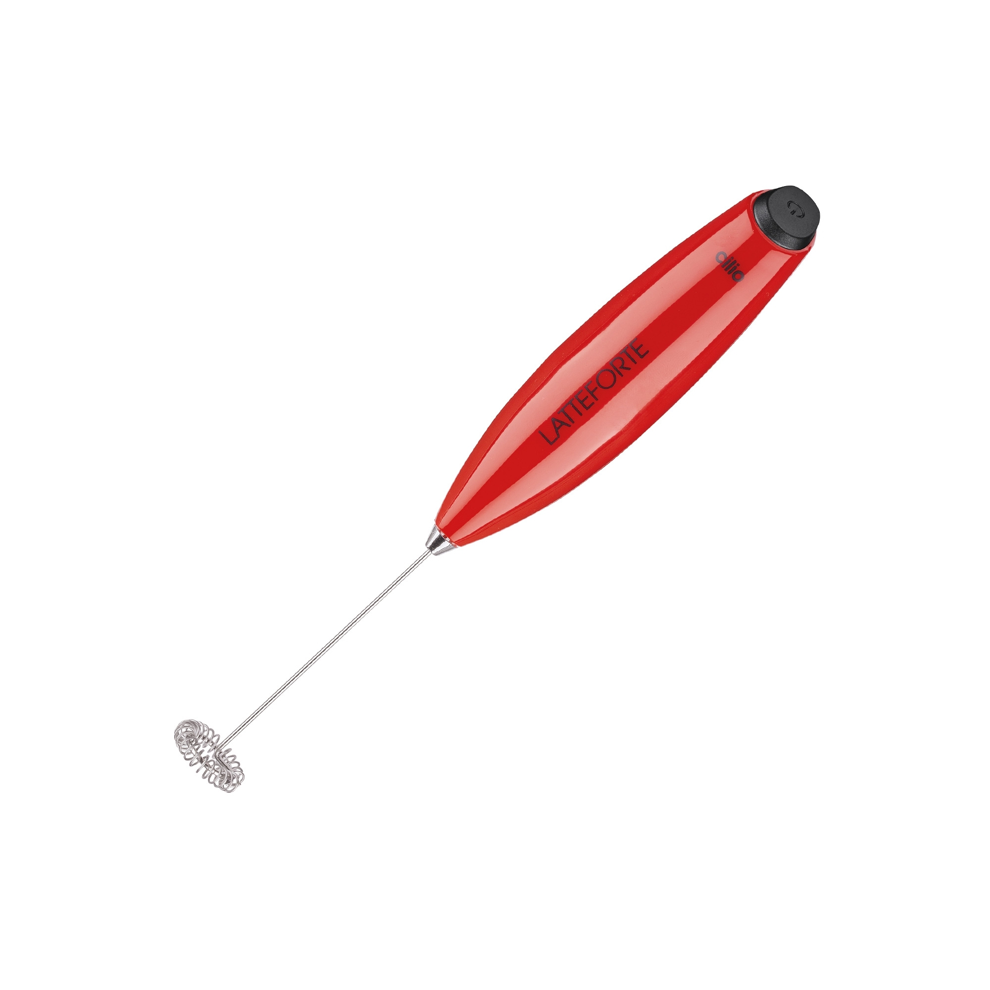 cilio - Milchaufschäumer LATTEFORTE - rot glänzend