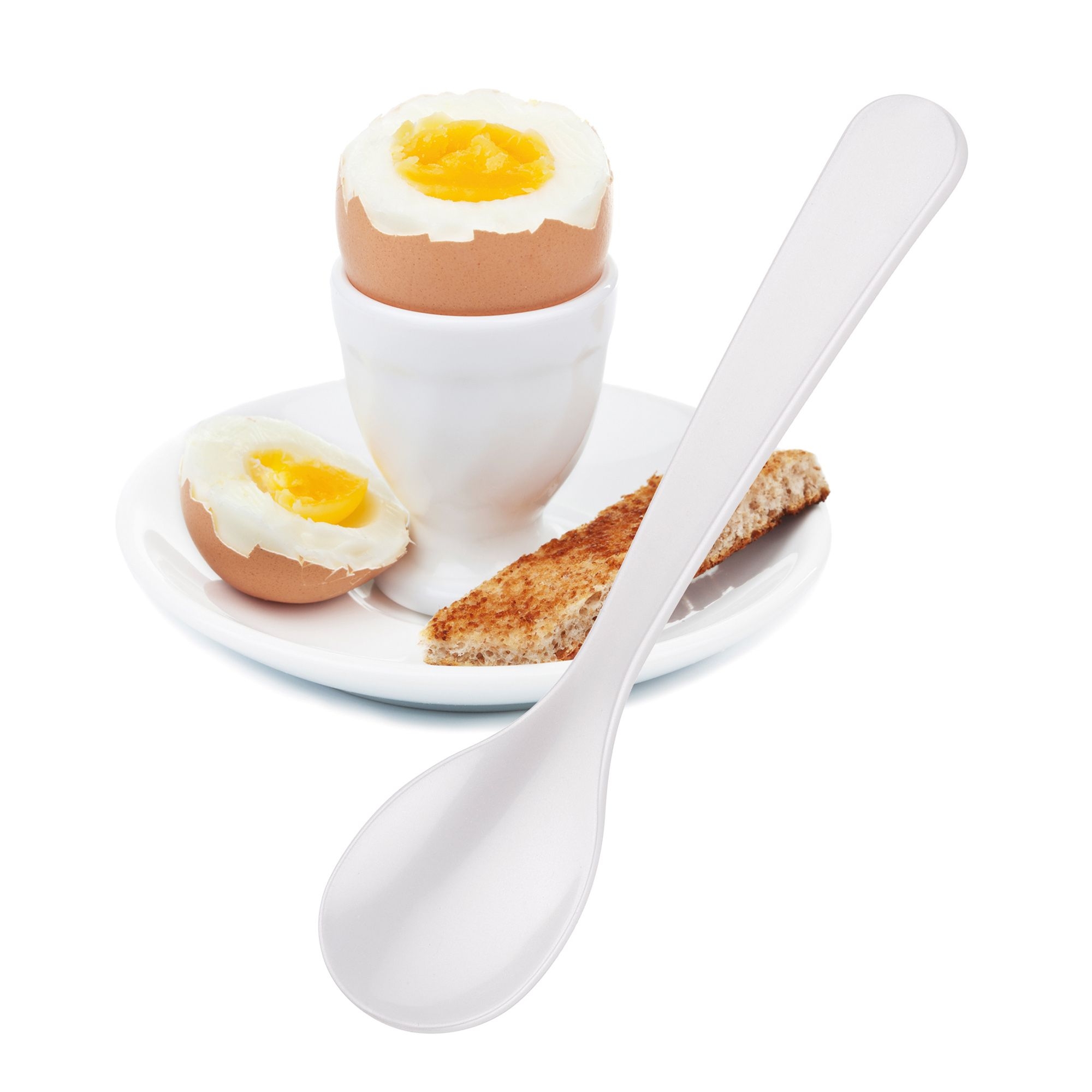 Cilio - Egg spoon COLORE - white