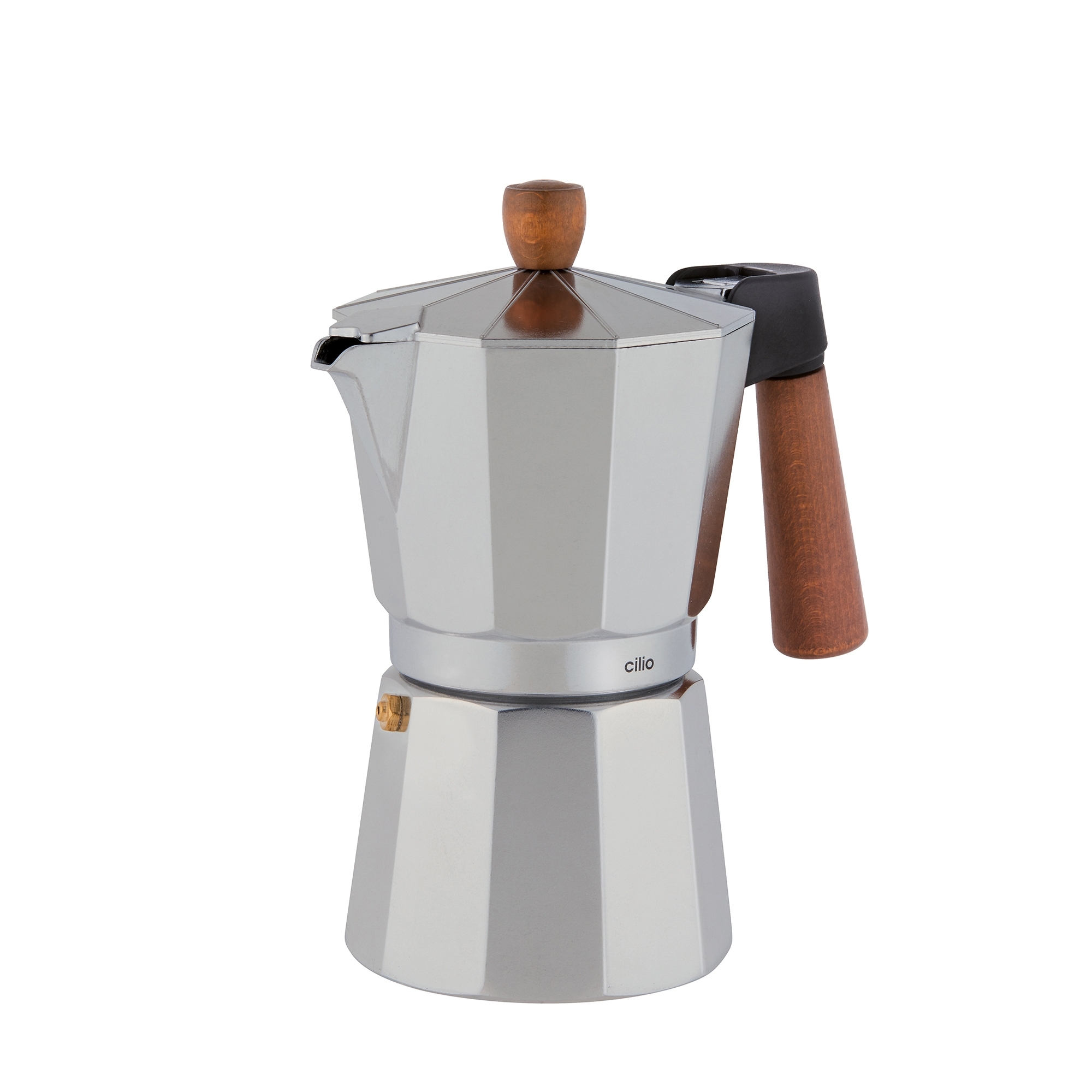 Cilio - Espresso Maker LEGNO - 6 Tassen