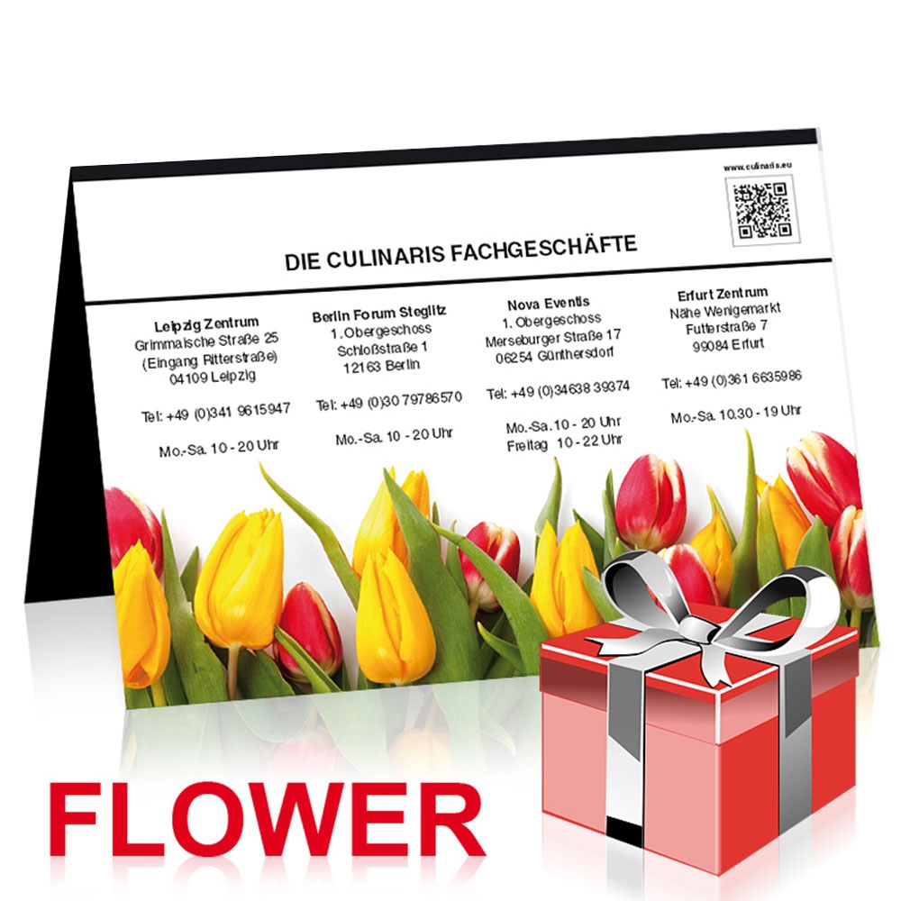 Filial-Geschenk-Gutschein - Flower