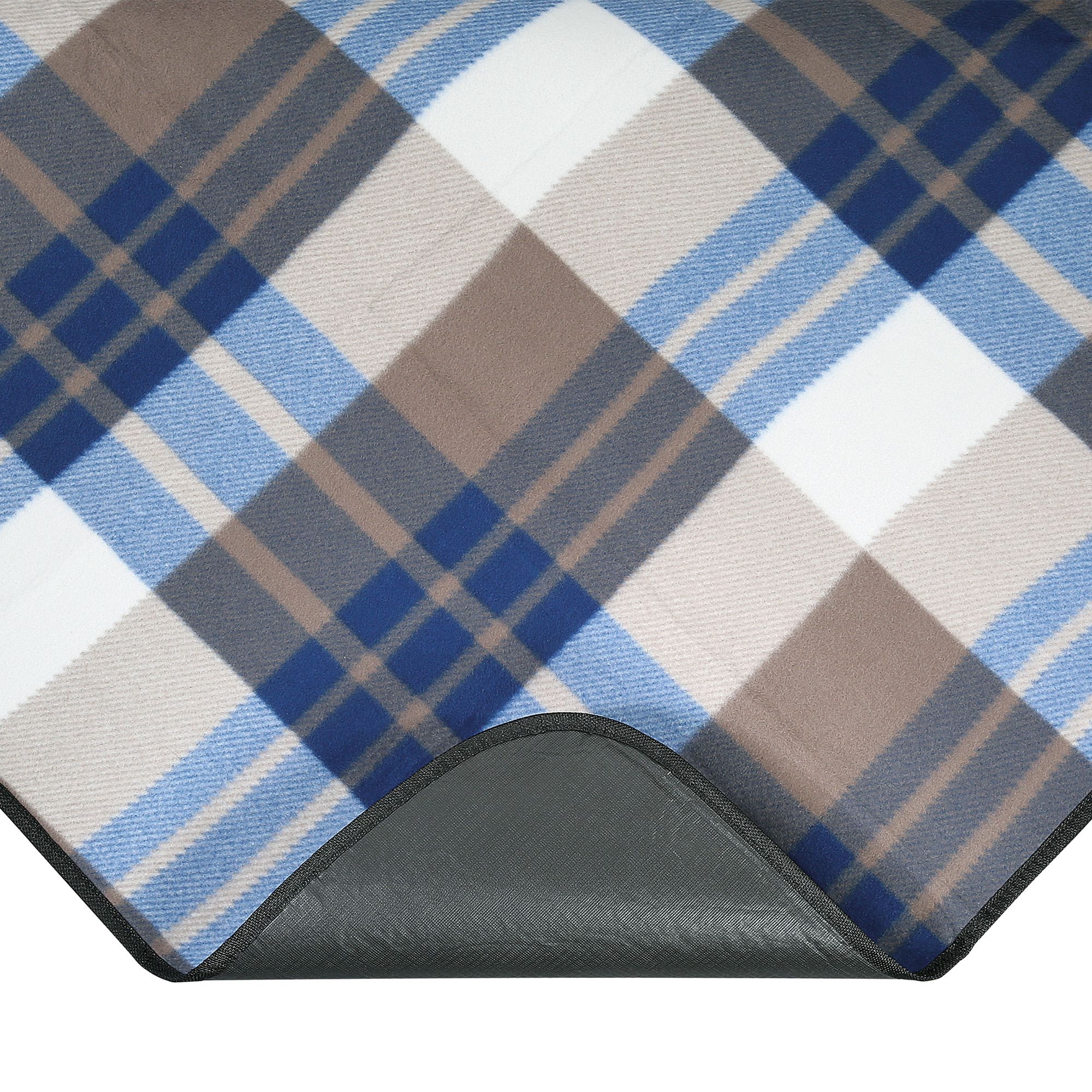 Cilio Picknickdecke "Weekend" braun 145 x130 cm