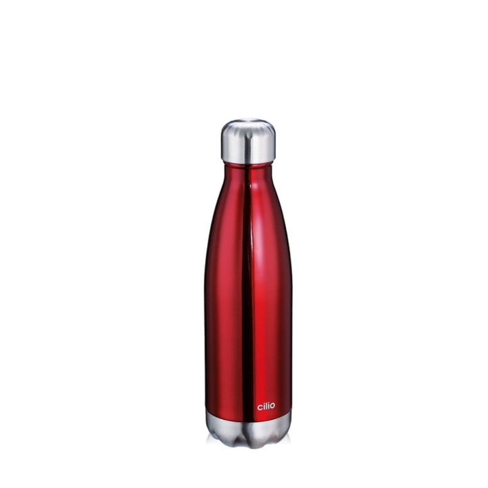cilio - Isolierflasche "Elegante" - Rot - 500 ml