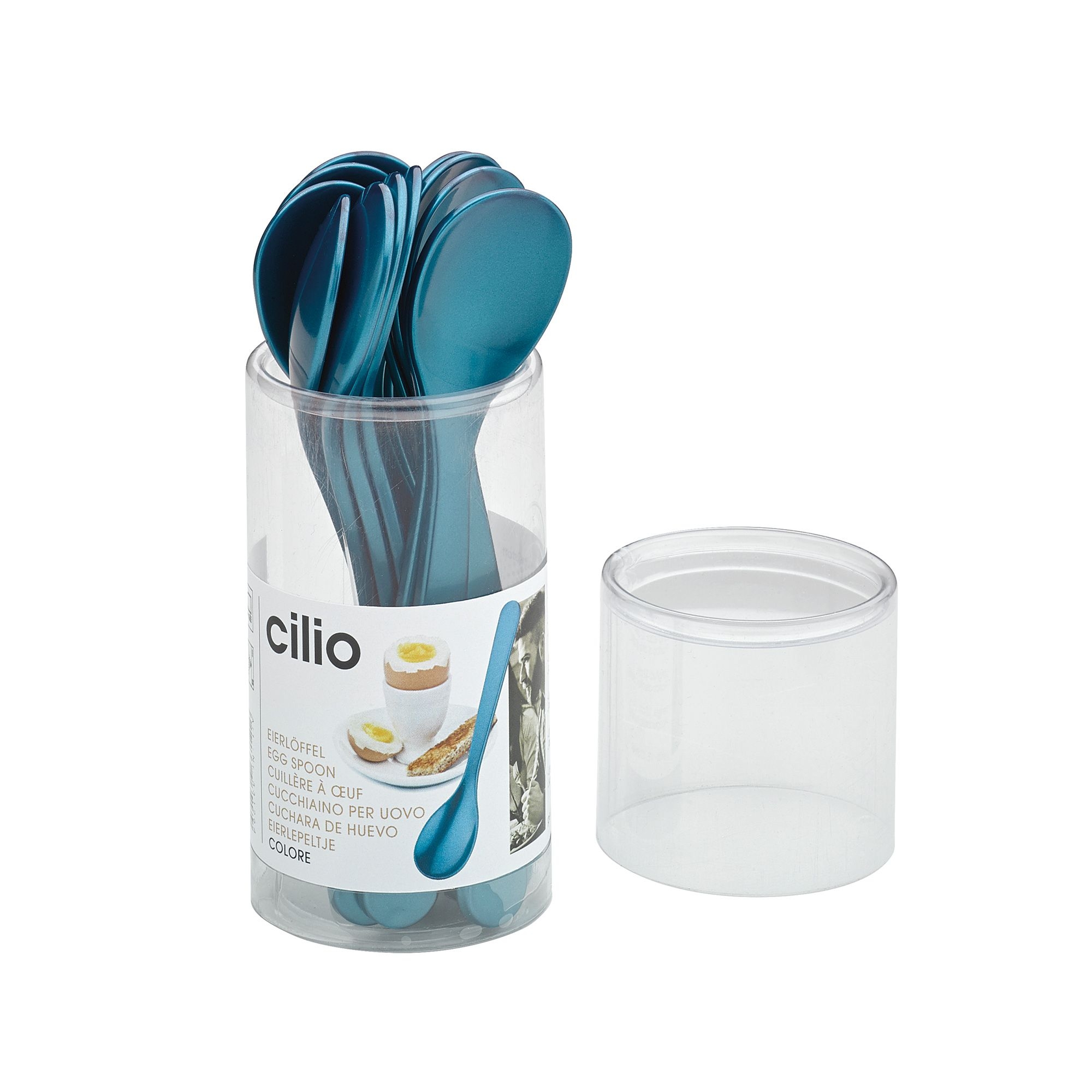 Cilio - Eierlöffel COLORE - petrol