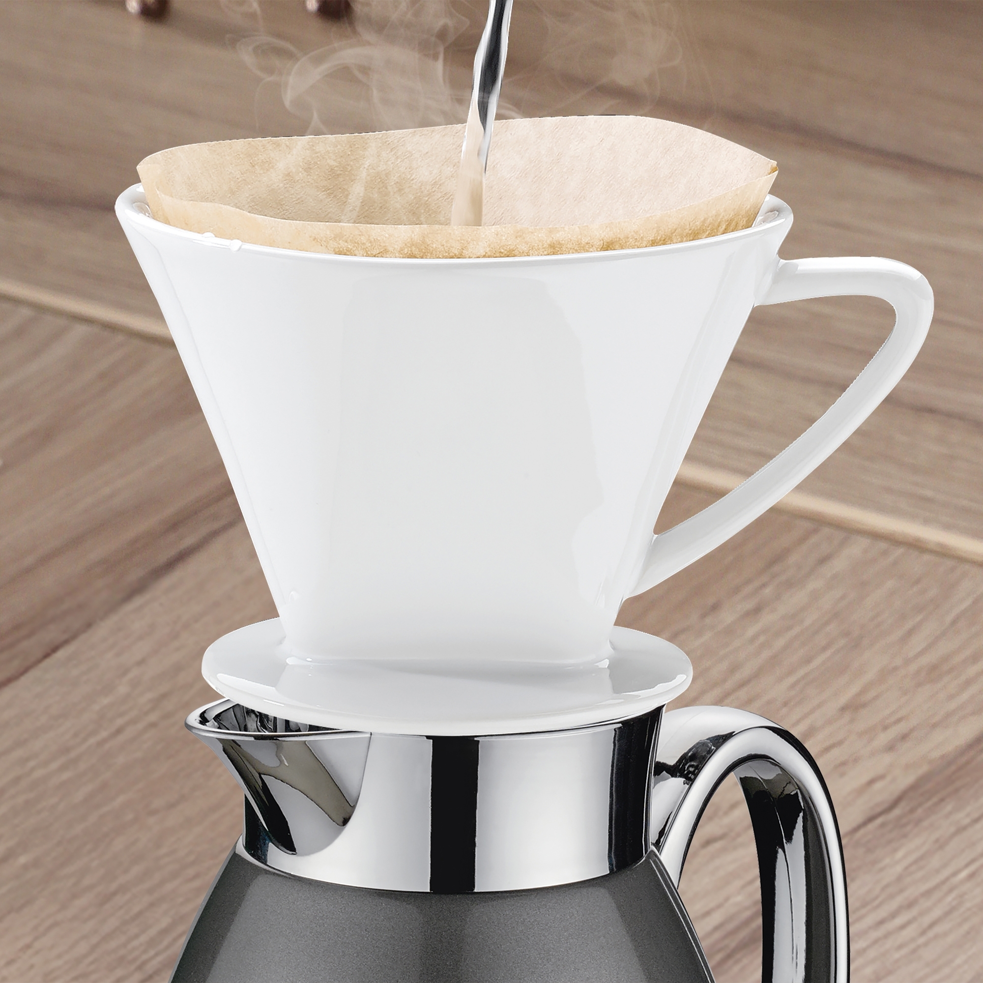 cilio - Isolierkanne - VENEZIA - 1 L - grau