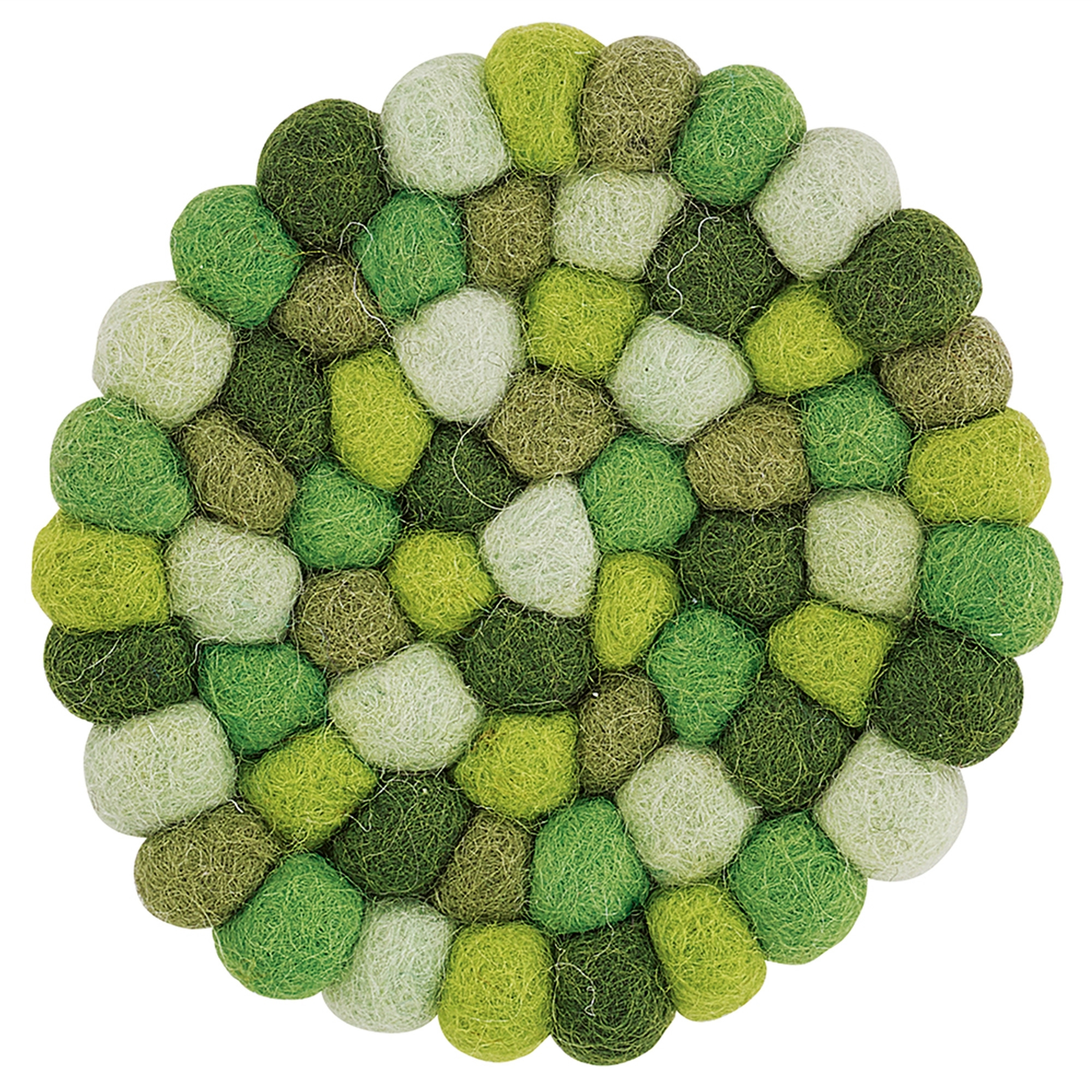Cilio - Glasuntersetzer LANA - VERDE - rund