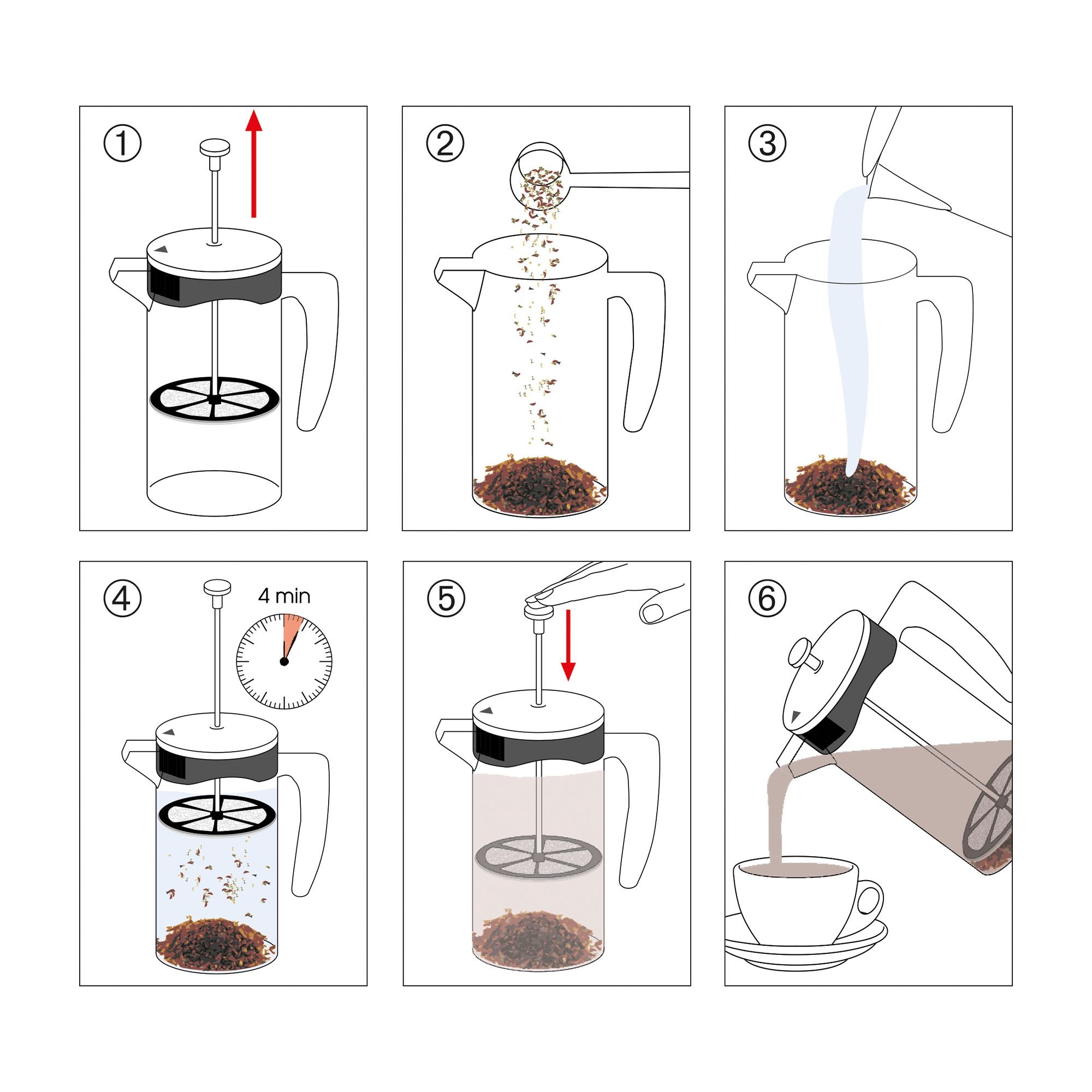 Cilio - coffee maker -  BIANCA - 8 cups