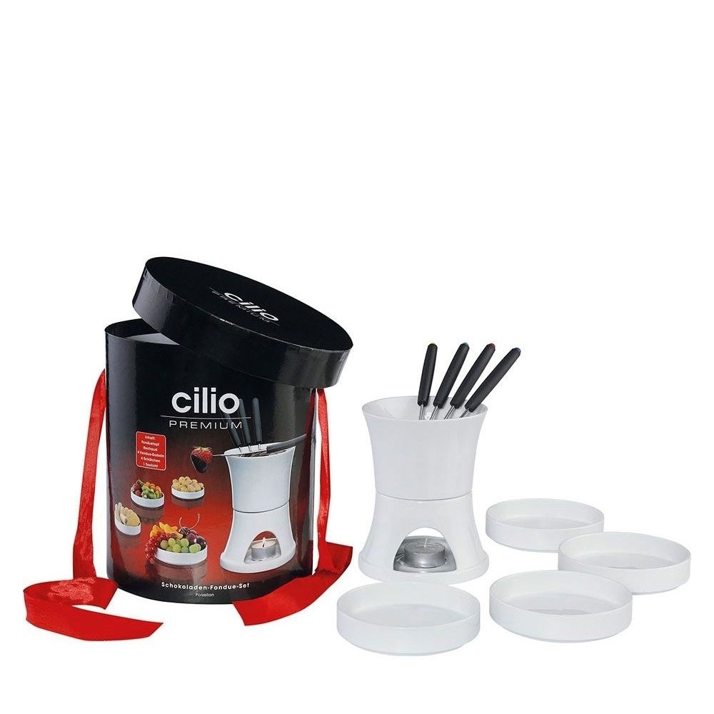 cilio - Schokoladen - Fondue -Set 10-teilig cilio - Schokoladen - Fondue -Set 10-teilig