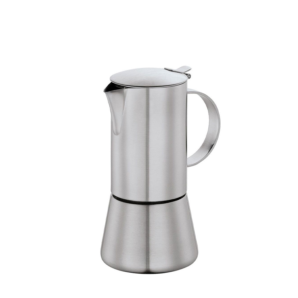 cilio - Espresso Maker "Aida" satin finish - INDUCTION